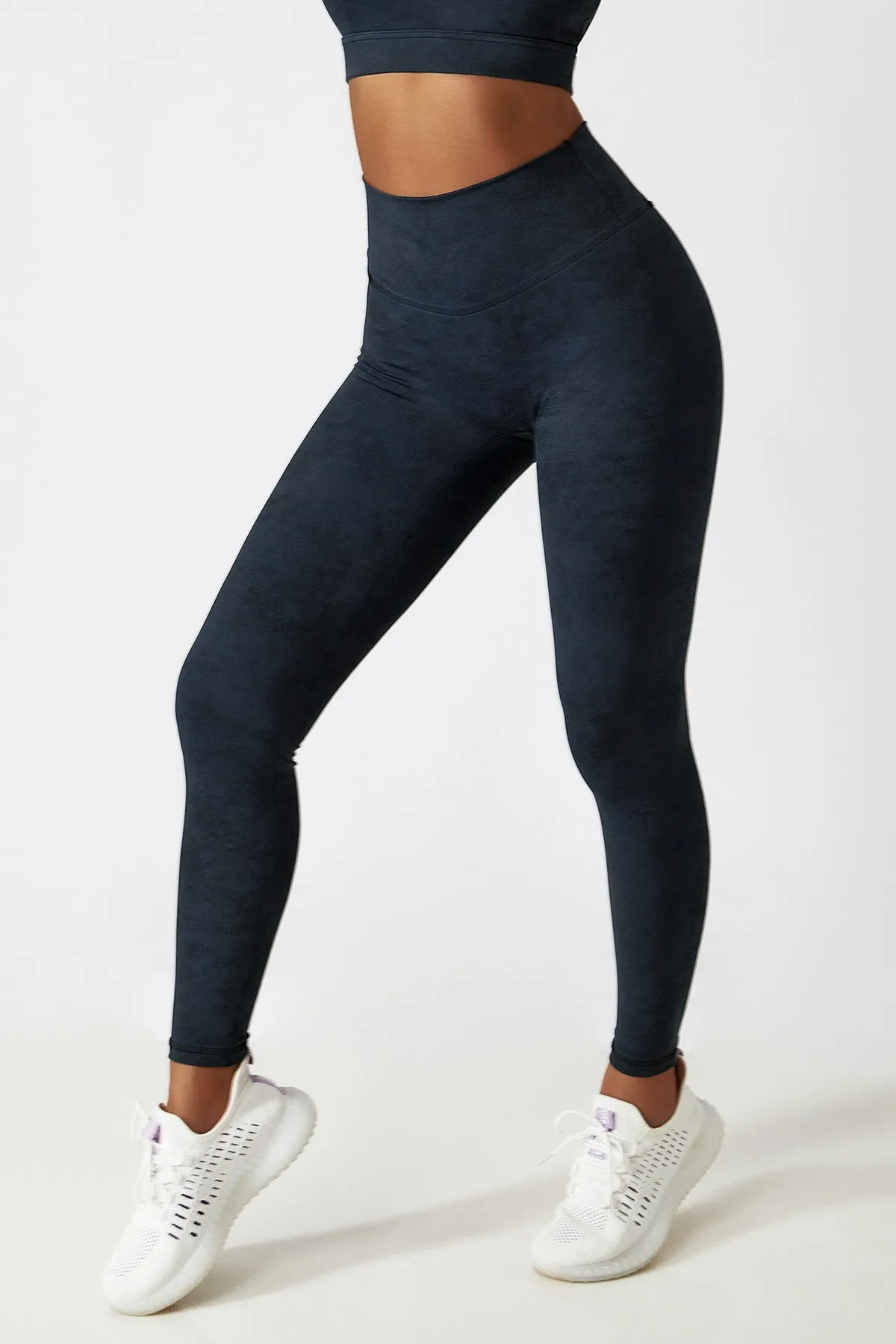 Tie Dye High-Waist Ankle Leggings