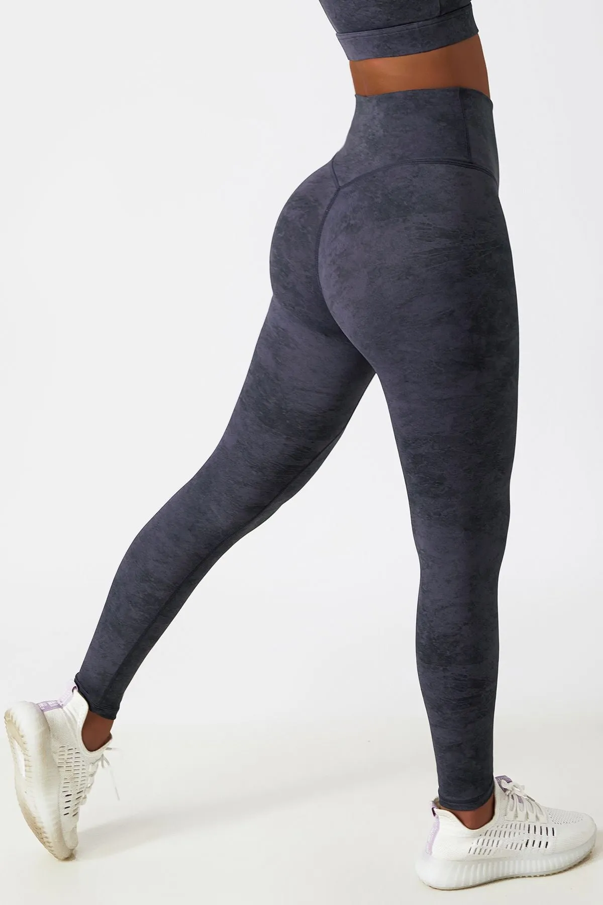 Tie Dye High-Waist Ankle Leggings