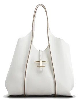 TODS T TIMELESS SHOPPINGBAG WHITE