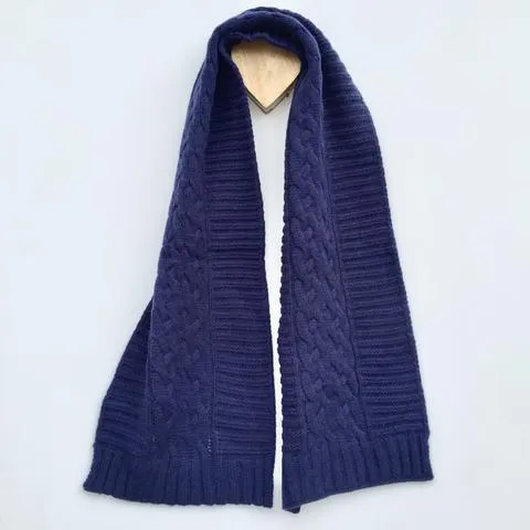 Up For Anything Scarf Dark Denim Blue