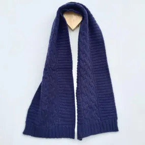 Up For Anything Scarf Dark Denim Blue