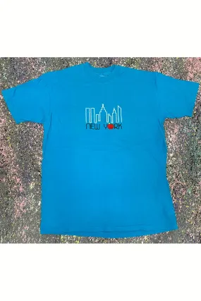 Vintage Single Stitch New York Embroidered Tee- XL