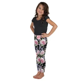 Watercolor Roses & Lavender Kid's Leggings