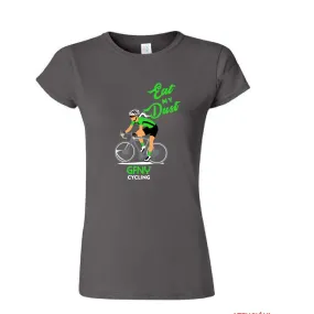 Woman T-Shirt Grey Eat My Dust