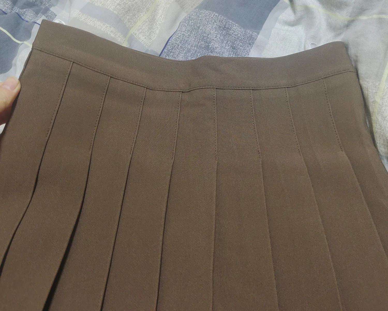 WYCHUN Girls Women High Waisted Pleated Skirt Plain Mini School Uniform Skirts with Lining Shorts