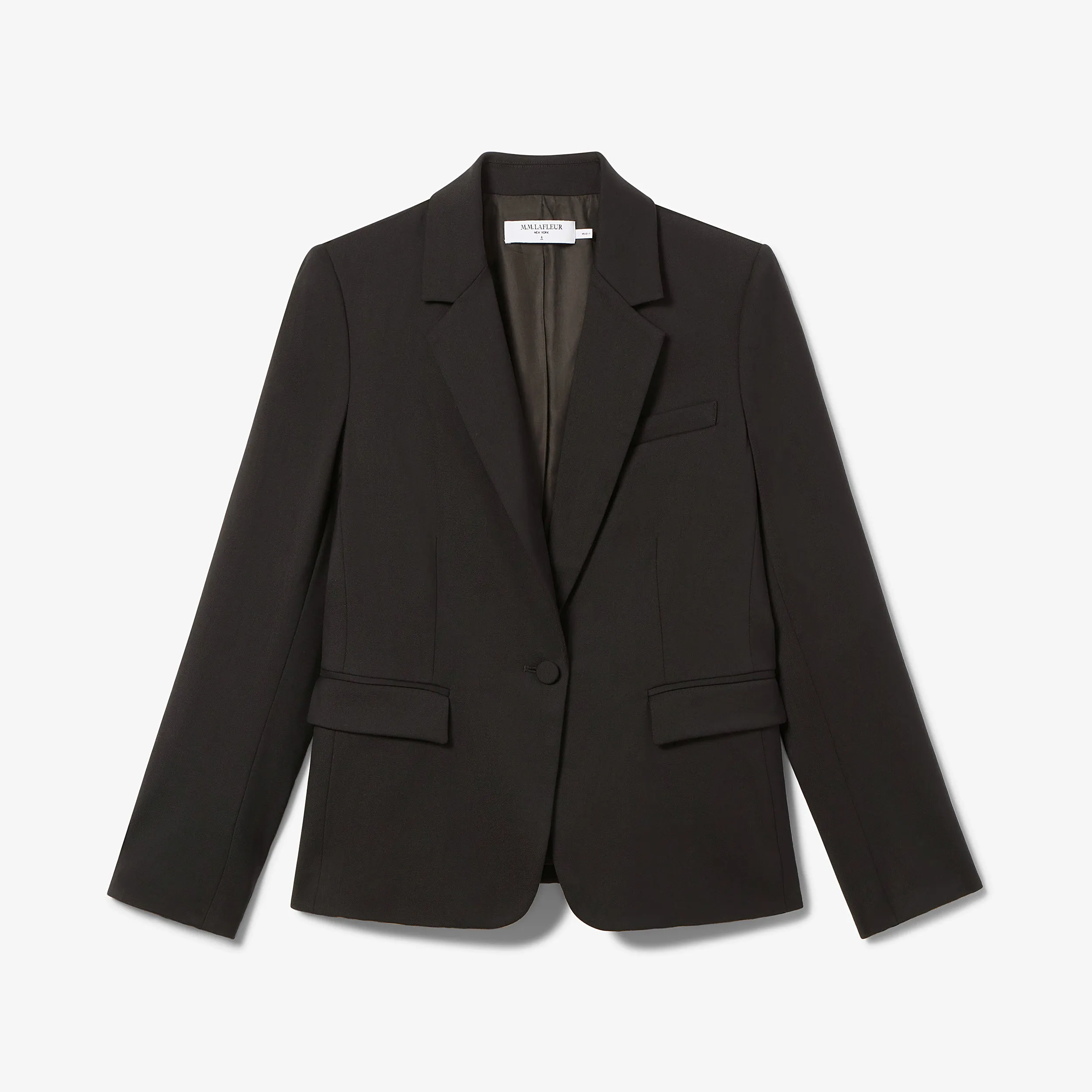 Yasmine Blazer - Wool Twill :: Black