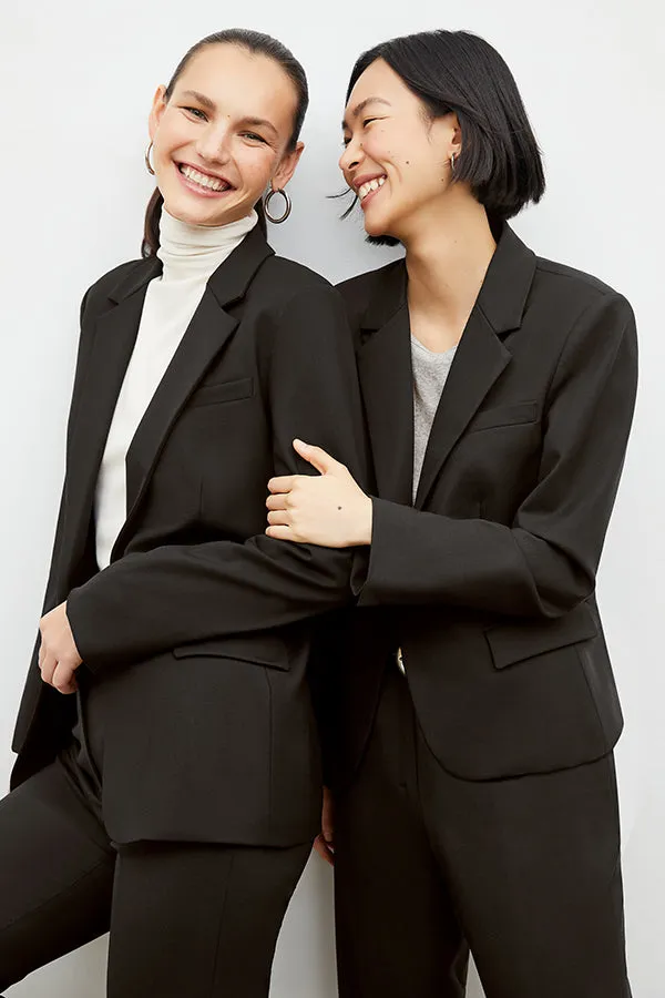 Yasmine Blazer - Wool Twill :: Black