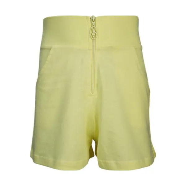 YELLOW WHITE SHORT SLEEVE SET FOR GIRLS