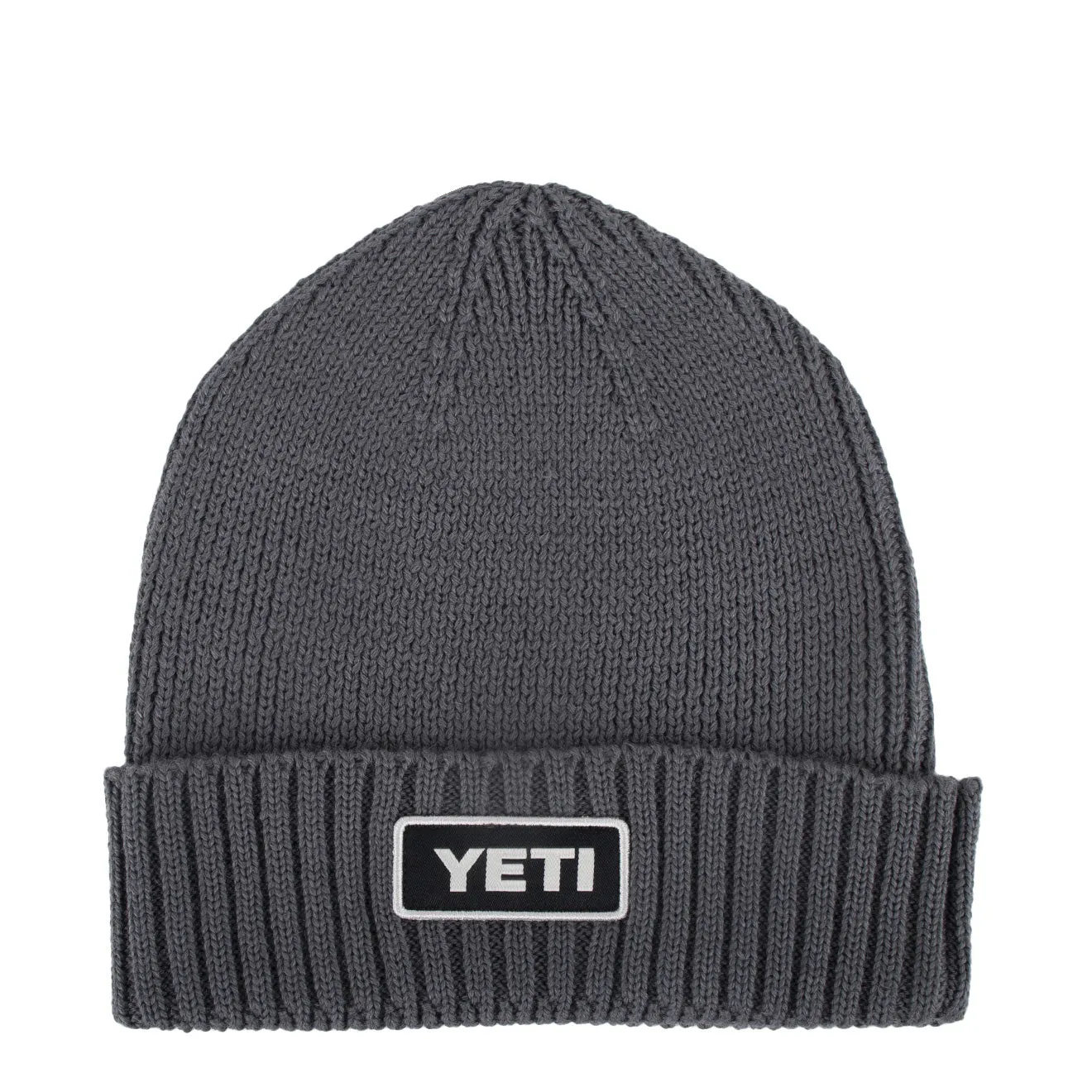 YETI Logo Beanie Hat Grey